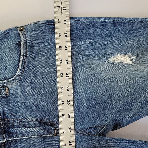 Kut from the Kloth Boyfriend Distressed Ankle Jeans Size 6P - Picture 8 of 13